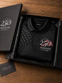 Men's U.S. 250th Anniversary Long Sleeve Polo Shirt